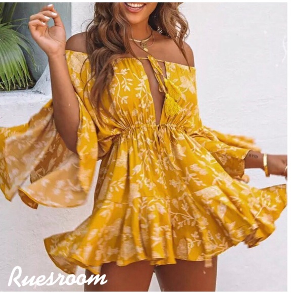 Pants - Floral  boho Romper,Floral jumpsuit,Rompers